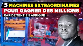 5 machines PAS cher avec 90 de retour sur investissement en Afrique [upl. by Donohue491]