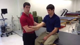 Valgus Stress Test of Elbow [upl. by Eveleen]