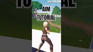 🔥FORTNITE – AIM 🎯 TUTORIAL🔥 fortnite victorychallenge fortniteclips [upl. by Birk310]