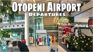 4K 🇷🇴 Otopeni Henri Coanda Airport  Departures  Romania [upl. by Nerwal]