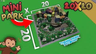 Building An ENTIRE PARK In A 20X20 AREA  Theme Park Tycoon 2 [upl. by Varuag]