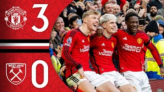 The Future Is Bright ✨🤩  Man Utd 30 West Ham  Highlights [upl. by Aihppa]