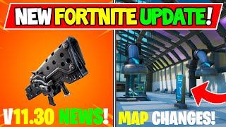 NEW Fortnite UPDATE V1130 Changes quotFood Fight Returningquot  Secret Map Changes [upl. by Peacock]