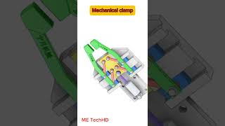 Mechanical clamp design machine cad [upl. by Latrina]