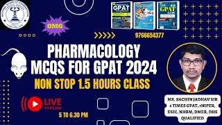 GPAT 2024 PHARMACOLOGY MCQS GENERAL ANESTHETICS DYNAMICS  VVIMP MCQSGPATNIPERPHARMACY [upl. by Elbys]