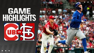 Cubs vs Cardinals Game Highlights 71224  MLB Highlights [upl. by Ytsirhc]