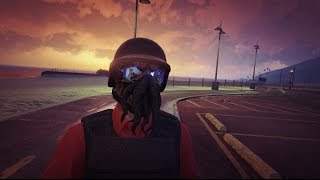 GTA 5 ONLINE PONER CASCO DE MOTO A CUALQUIER MASCARA [upl. by Kcolttam]