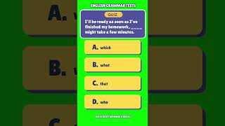 Advanced English Grammar Test  TEST 11 englishgrammar quiz toefl ielts [upl. by Eerpud]