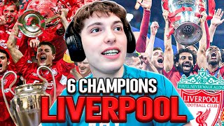 DAVOO XENEIZE REACCIONA A LAS 6 CHAMPIONS GANADAS DEL LIVERPOOL 2024  MEMORIAS DEL FUTBOL [upl. by Alliehs]