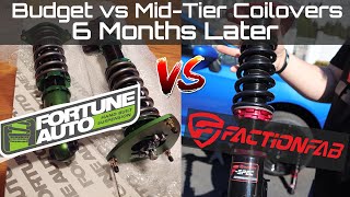 BUDGET vs MIDTIER Coilovers  10K Miles Later  Subaru WRX 15 [upl. by Nunciata]