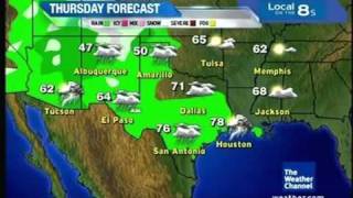 Satellite Local Forecast  11272008  1238 PM ET [upl. by Uta842]