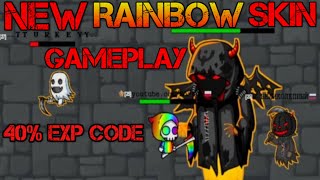 EvoWorldio FlyOrDieio NEW RAINBOW REAPER SKIN UPDATE GAMEPLAY👉 40 EXP BONUS CODE 👉 BOSS KILL [upl. by Plafker]