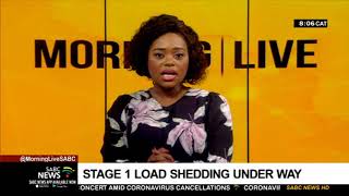 Eskom load shedding Stage 1 is underway [upl. by Siravat826]