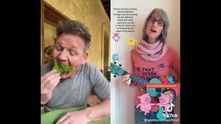 Gordon Ramsay reacts to vegan teacher [upl. by Ilyak784]