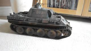 RCTankde Panther G with drive sprockets raised [upl. by Eirb]