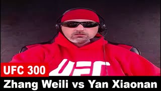 UFC 300 Zhang Weili vs Yan Xiaonan PREDICTION [upl. by Emelita]