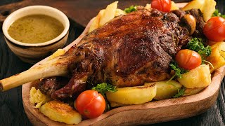 Greek Style Roast Leg of Lamb Perfect for your Easter Table [upl. by Nosam]