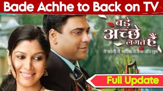 Bade Achhe Lagte Hai to Back On TV  New Season  Sony TV Revamped  Full Update [upl. by Reena]