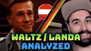 WALTZ ANALYZED 🎭 Austrian German in INGLOURIOUS BASTERDS [upl. by Lareneg]