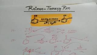 ReimerTiemann Reaction conversation of phenol into Salicylaldehyde [upl. by Bum]