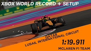 F1 24 QATAR WORLD RECORD  119911 [upl. by Llerral137]