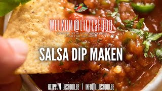 Je eigen Salsa Dip Maken in 5 minuten [upl. by Delwin268]