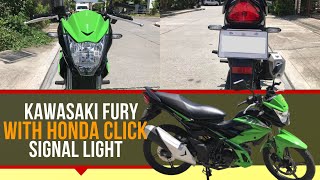 Paano Magkabit ng LED Signal Light sa Kawasaki Fury 125 RR [upl. by Ylluz]