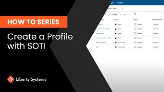 How To Create a Profile on SOTI MobiControl [upl. by Reh396]