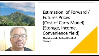 Estimation of Forward Futures Price Cost of Carry Model [upl. by Hulda]