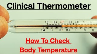 How To Check Body Temperature With Thermometer  Thermometer Use Karne Ka Sahi Tarika [upl. by Aowda]