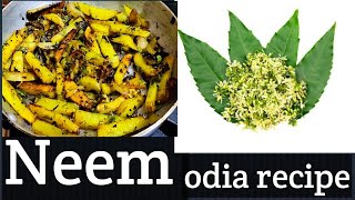 Neem RecipeNeem flower RecipeNeem flower benefitsNeem ki Recipeନିମ୍ବ ଫୁଲ ଭଜାHow to make neem [upl. by Frere]