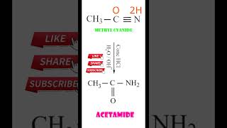 Partial Hydrolysis of Methyl cyanide  Preparation of Acetamide  Organic Chemistry  Class 12 [upl. by Pandolfi55]