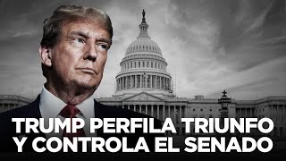 Trump perfila triunfo y controla el Senado [upl. by Anaeel]