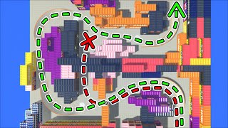 I Built a Track Where Each Shortcut You Take Moves The Finish Further Away [upl. by Obnukotalo]