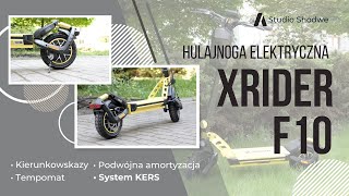 XRIDER F10  hulajnoga elektryczna o imponujących osiągach [upl. by Selin688]