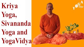 Kriya Yoga Sivananda Yoga and Yoga Vidya [upl. by Lramaj]