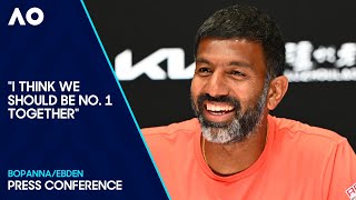 BopannaEbden Press Conference  Australian Open 2024 Quarterfinal [upl. by Disini183]