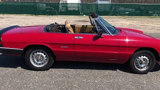 1987 Alfa Romeo Graduate Spider  1 Owner Low Miles [upl. by Egoreg]