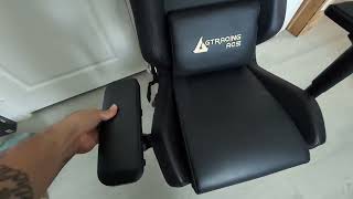 GTRACING Gaming Chair Racing Office Computer Ergonomic Video Game Chair Review [upl. by Chet]