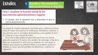 Español Analizar documentos administrativos y legales [upl. by Arimlede]