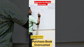 Purchase Book Overcasted Now Rectified Rectification of Errors  class11accounts [upl. by Meyeroff425]