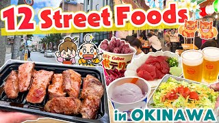 Japanese Street Food Tour amp Izakaya in Okinawa  Japan Travel [upl. by Pond]