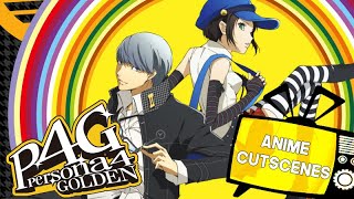 Persona 4 Golden  All Animated Cutscenes Only Japanese Dub [upl. by Adneram690]