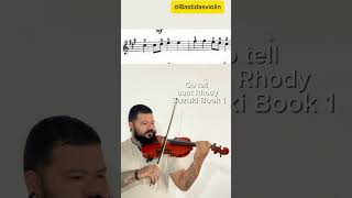 Go tell aunt Rhody Método Suzuki Book 1 violin music cover classicalmusic song musician [upl. by Nevets]