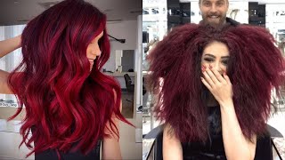 Meilleures coiffures tendance en 2021  cheveux colorés femmes  coloration à la mode 💇‍♀️ [upl. by Iraam]