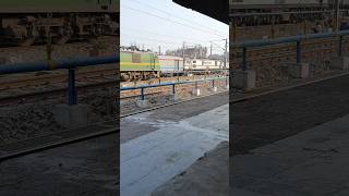 Wp7 train me powerful train indianrailways railway 🛤 😭😭😭 viral reels shorts video [upl. by Cort]