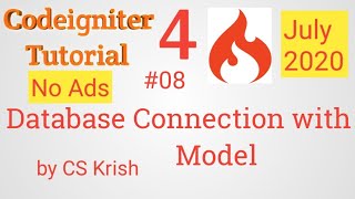 Codeigniter 4 Database Connection With Model [upl. by Calendra]