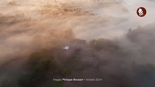 Le Château de Comper dans les brumes dautomne en Brocéliande [upl. by Fuchs]