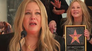 Watch Christina Applegates Emotional Walk of Fame Speech [upl. by Ader]