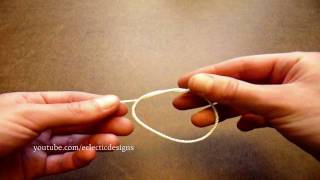 How to Tie Four Basic Knots  Jewelrymaking Techniques [upl. by Sudhir194]